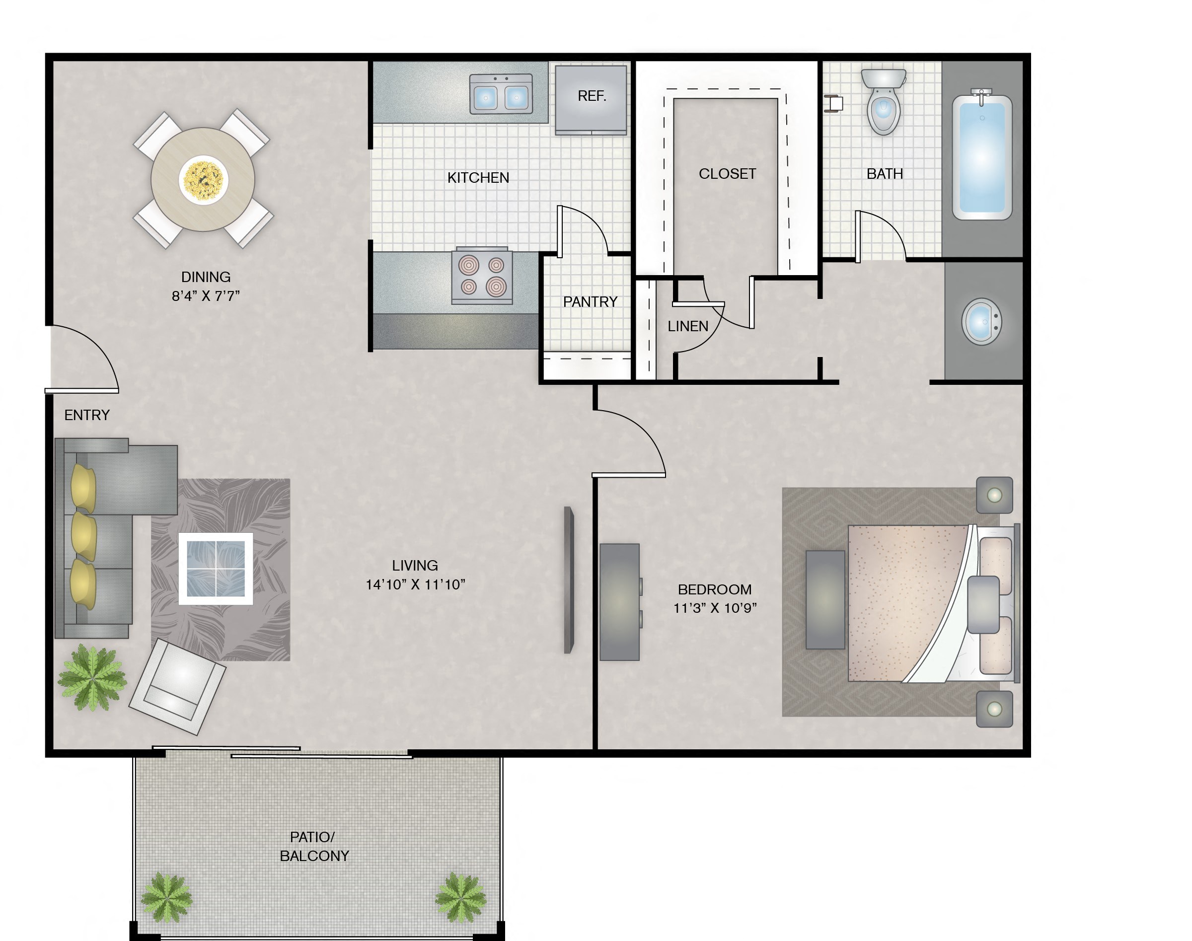 Apartments in Arlington, TX: Ridgewood Preserve Apartment Homes A1